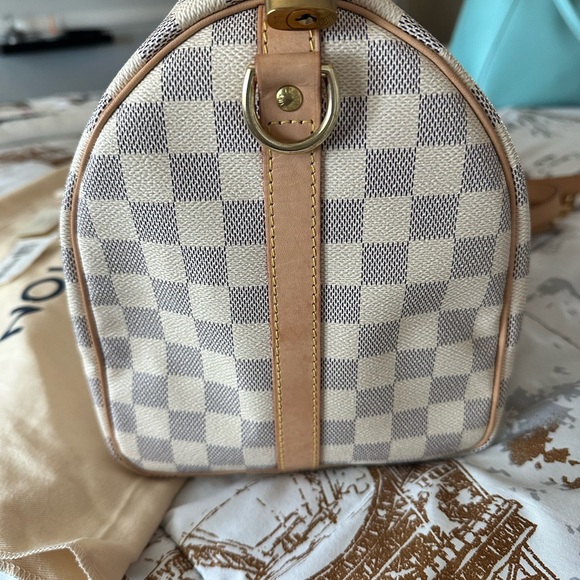 Louis Vuitton Speedy Bandoulière 30 Damier Azur - Picture 9 of 14